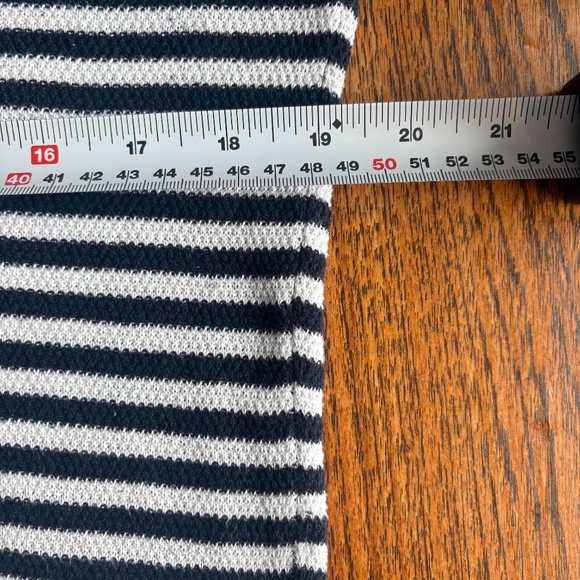 Pull&Bear Navy & White Striped Knit Sweater – Size M - Picture 5 of 7